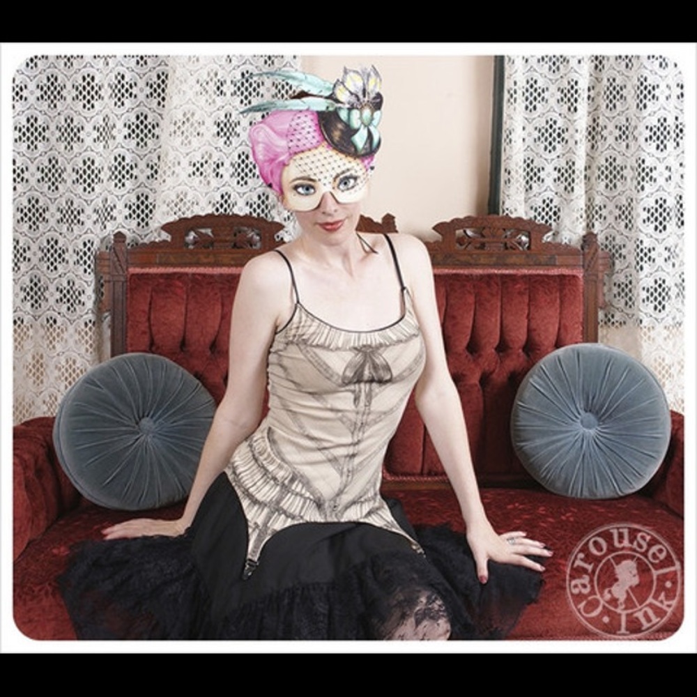 Carousel Ink Garter Tank Top